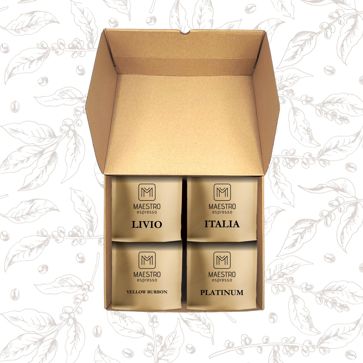 startowy 1-2 Kawowy Zestaw Startowy nr 1 - 4x250 g - obrazek 1